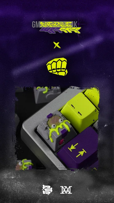 Brocaps artisan for GMK NerveWrecker