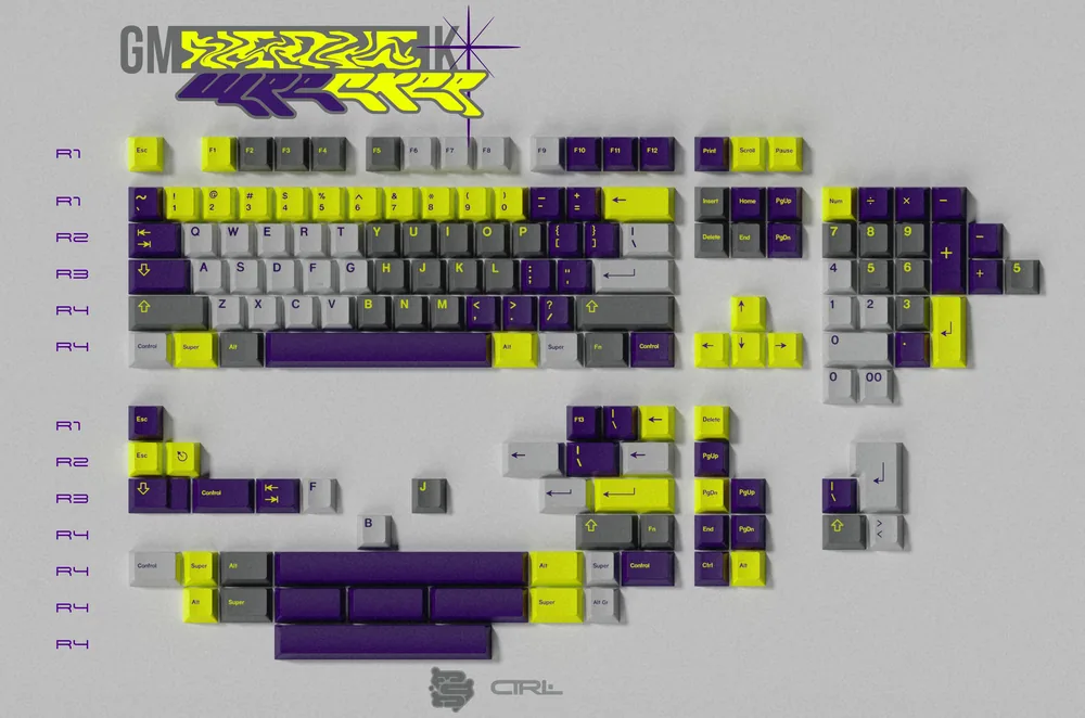 GMK NerveWrecker Base Kit layout