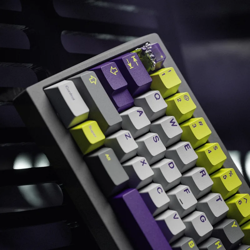 GMK NerveWrecker on a Larva, close-up