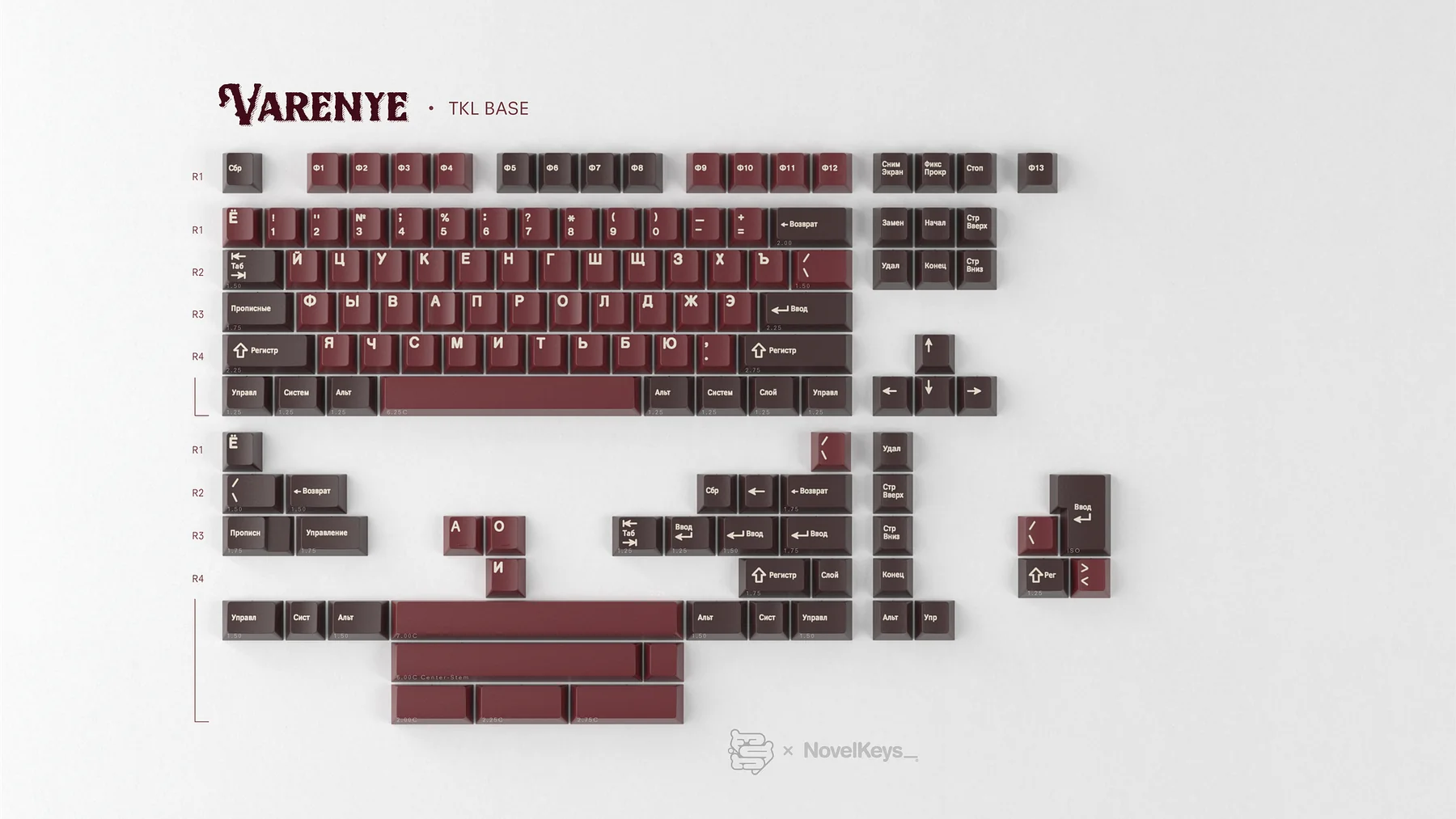 Base TKL Kit layout